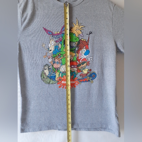 Nickelodeon men's gray short sleeve graphic t-shirt size XL - Picture 5 of 8